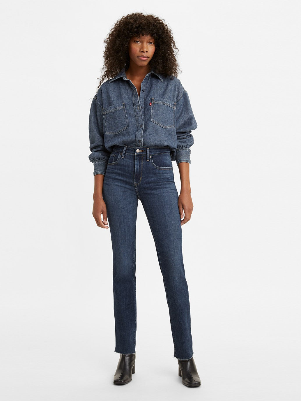 Levi's® 女式 724 高腰直筒牛仔褲