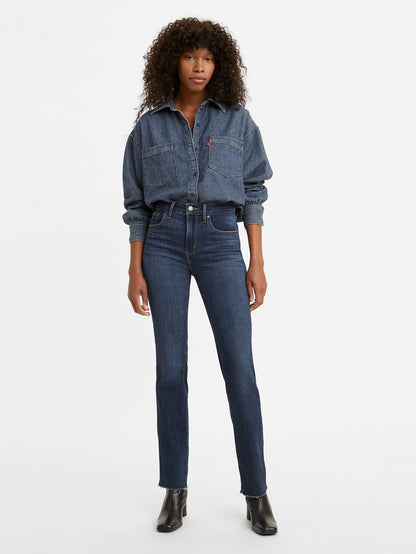 Levi's® 女式 724 高腰直筒牛仔褲