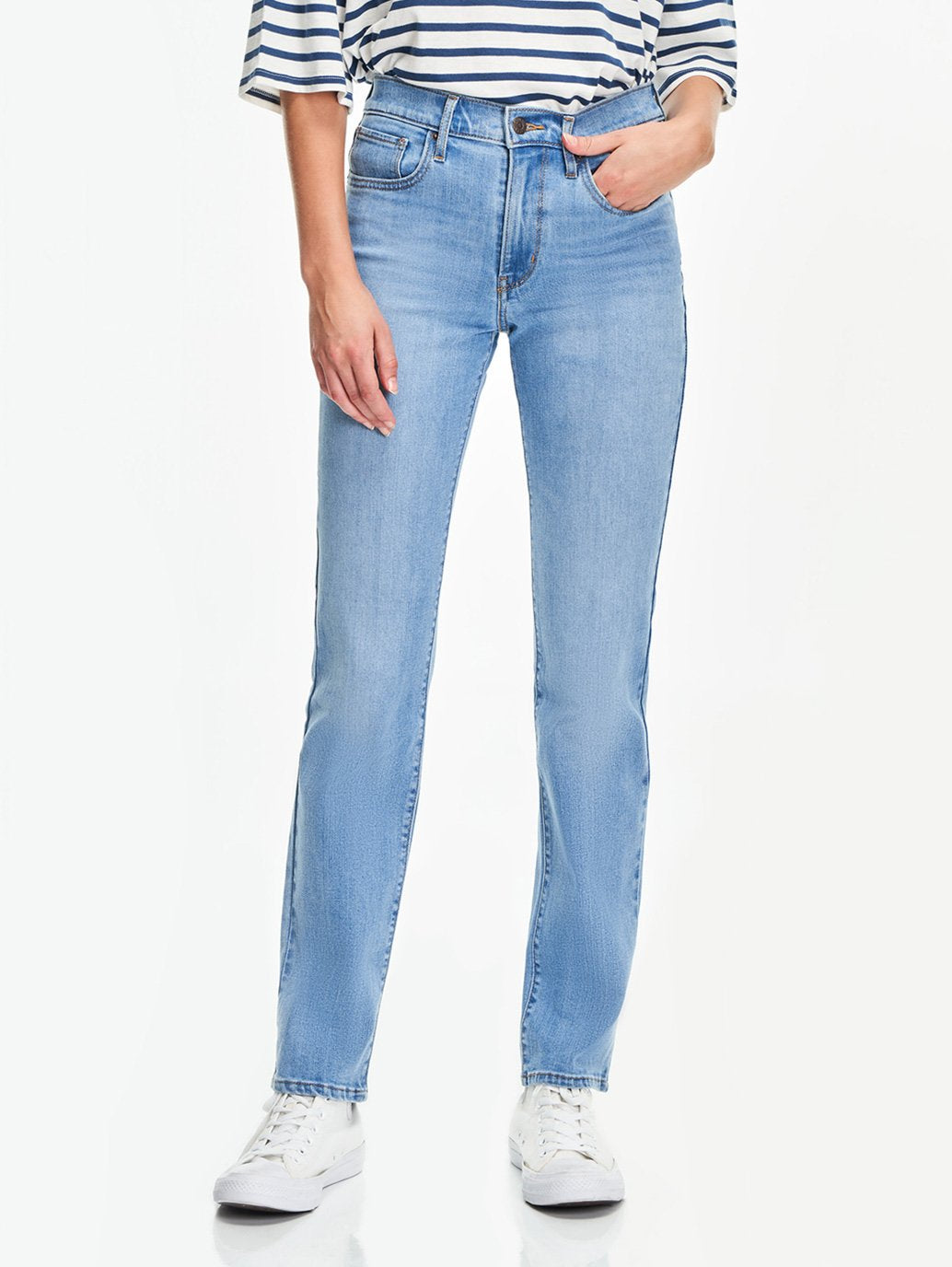 Levi's® 女式 724 高腰直筒牛仔褲