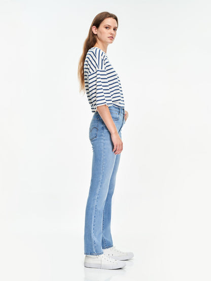 Levi's® 女式 724 高腰直筒牛仔褲