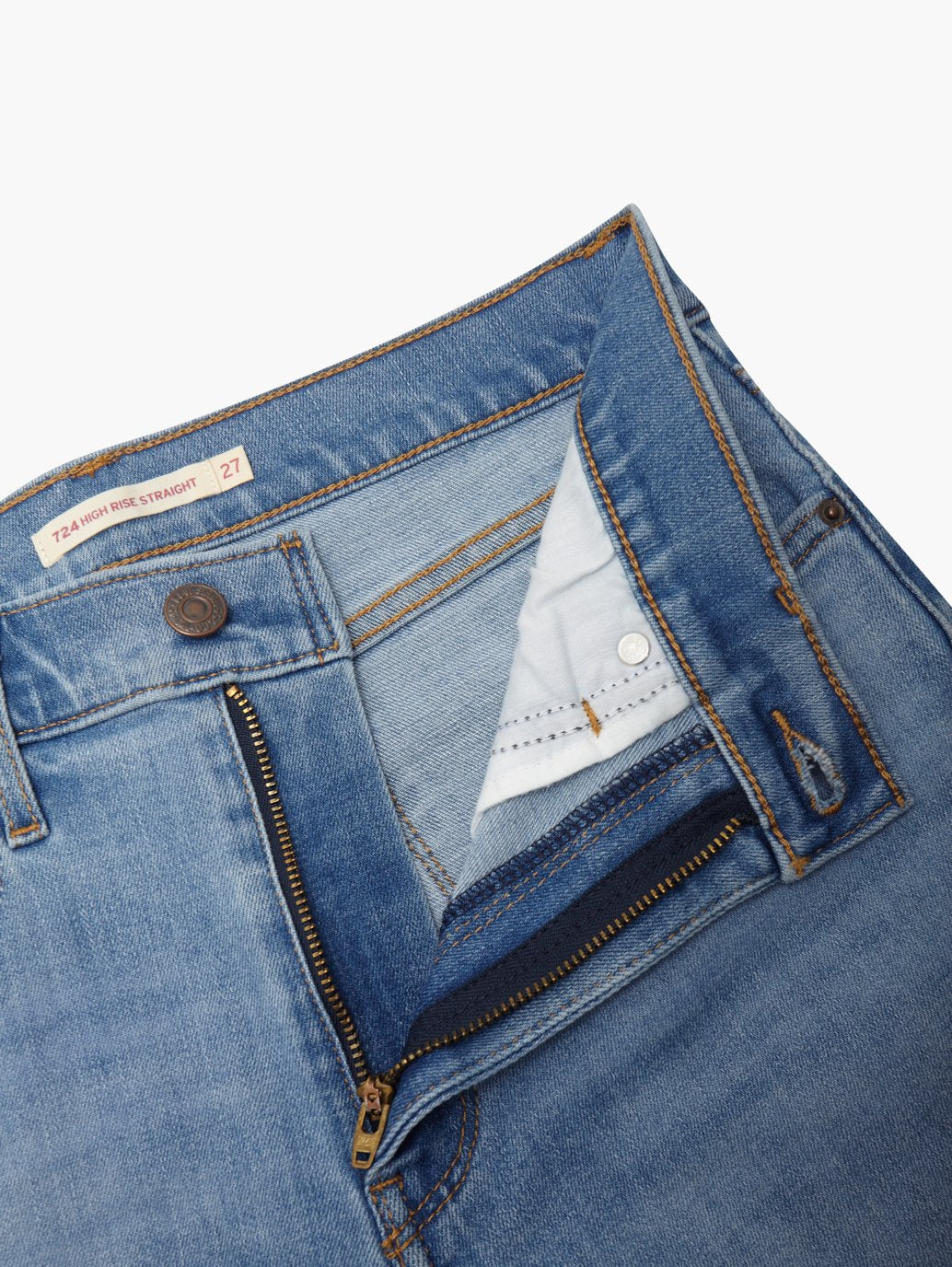 Levi's® 女式 724 高腰直筒牛仔褲