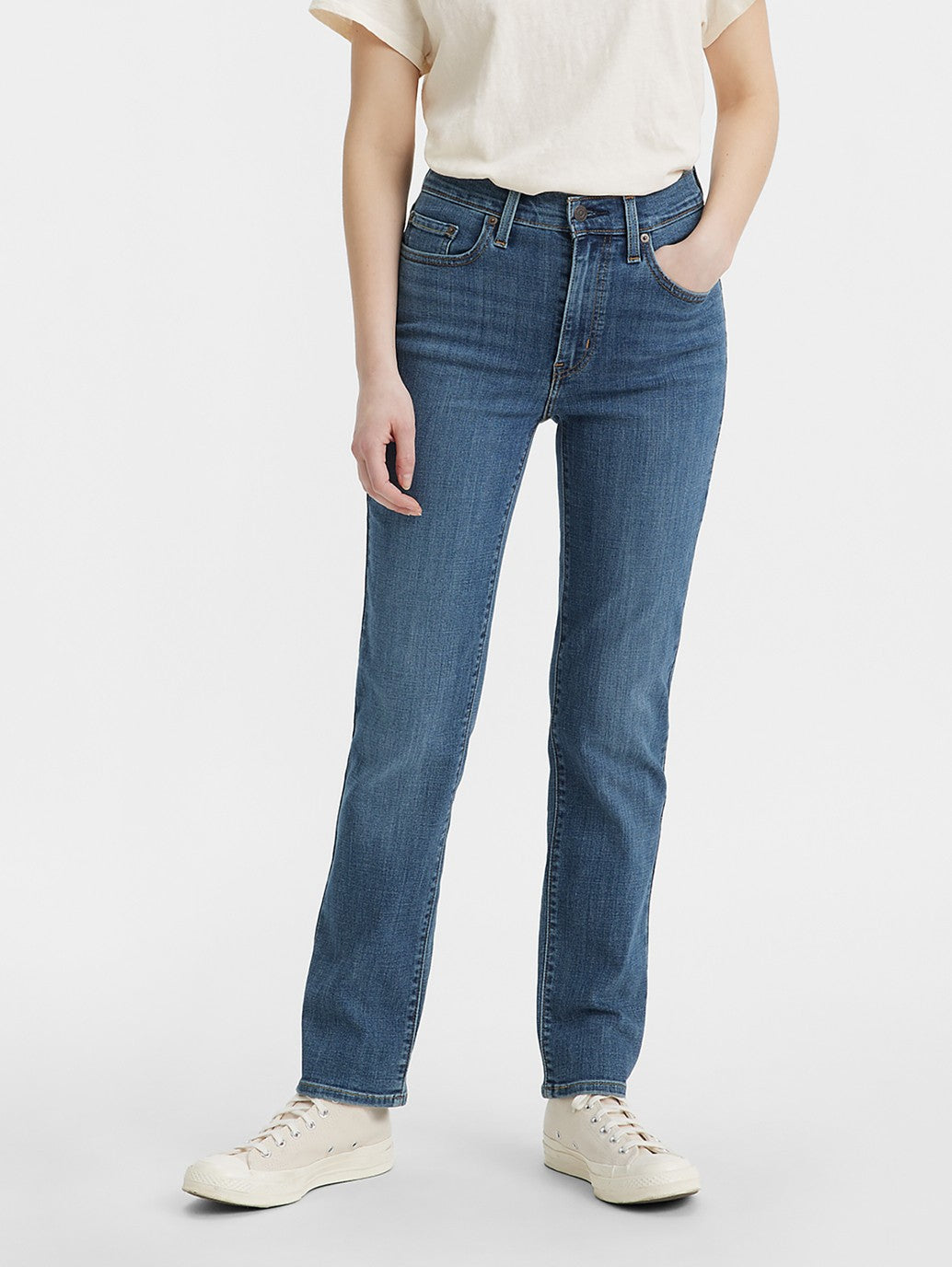 Levi's® 女式 724 高腰直筒牛仔褲