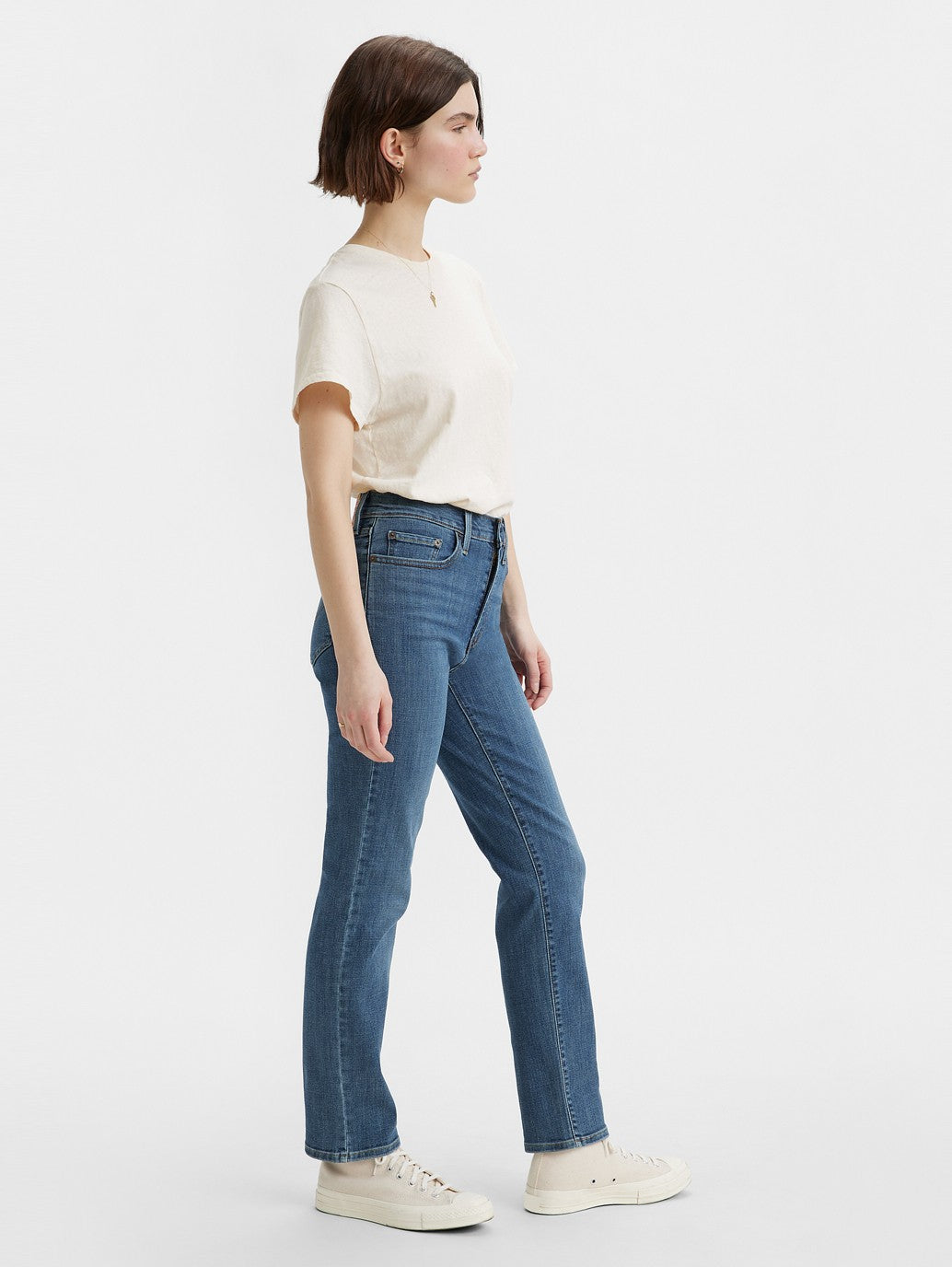 Levi's® 女式 724 高腰直筒牛仔褲