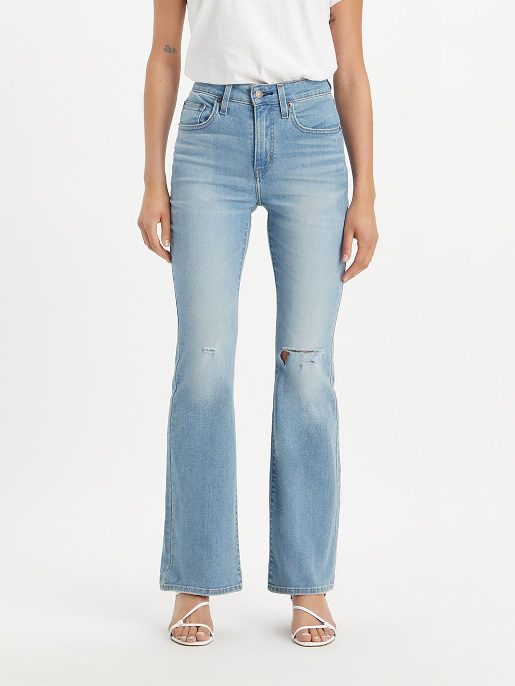 Levi's® 女式 726 高腰喇叭牛仔褲