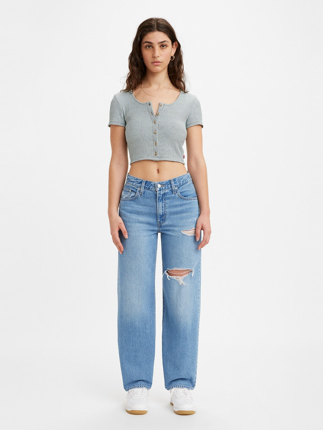 Levi's® 女用寬鬆老爹牛仔褲