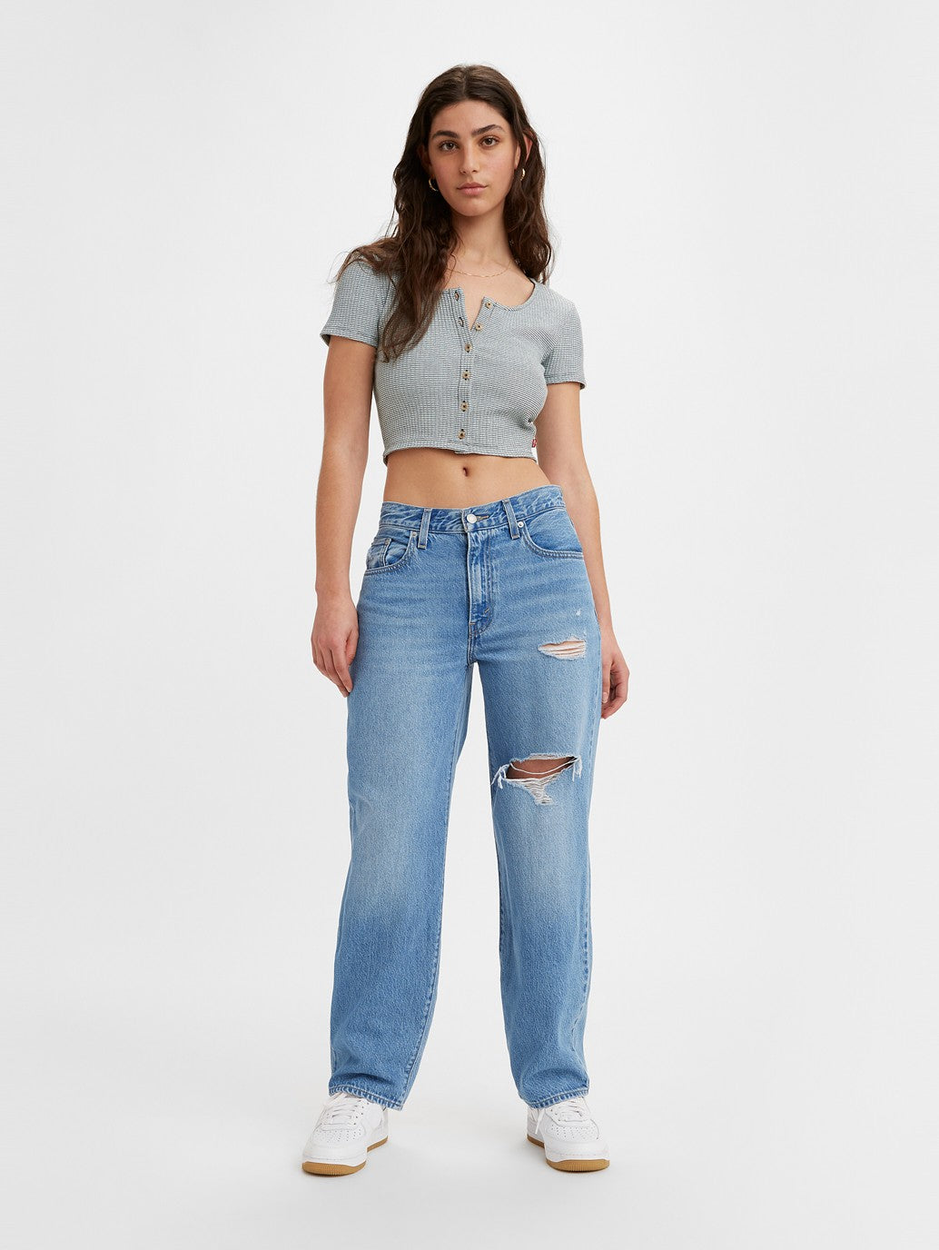 Levi's® 女用寬鬆老爹牛仔褲