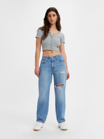Levi's® 女用寬鬆老爹牛仔褲