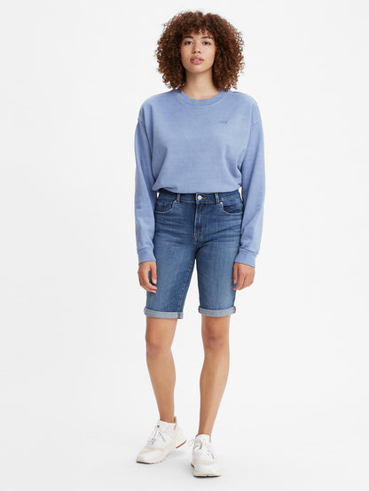 Levi's® 女款百慕達牛仔短褲