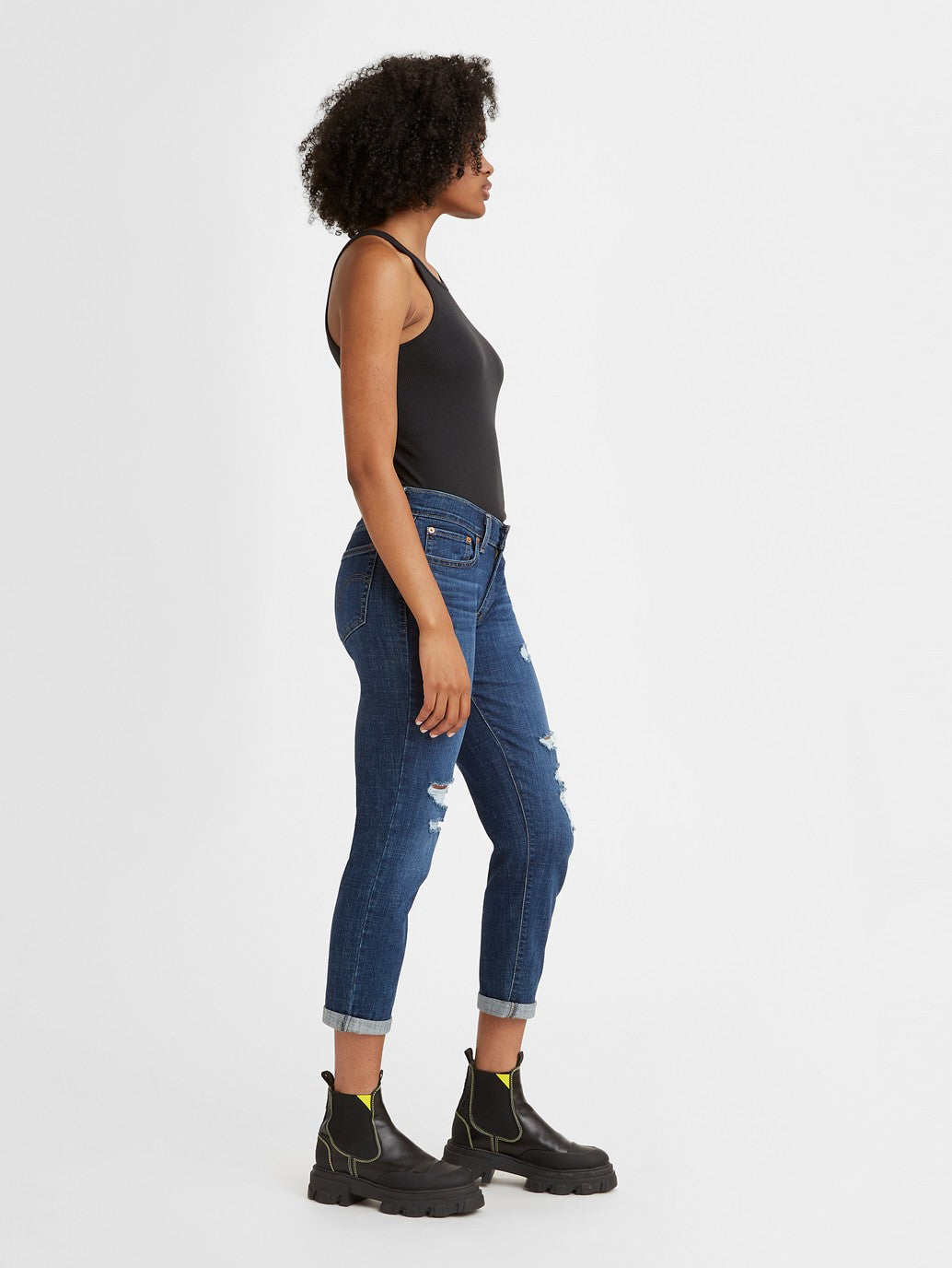 Levi's® 女式男友風中腰牛仔褲
