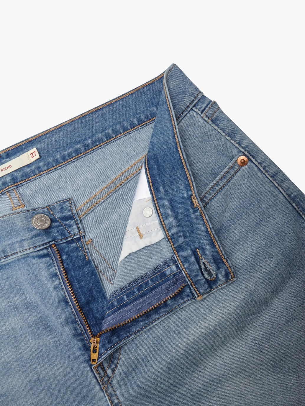 Levi's® 女式男友風中腰牛仔褲