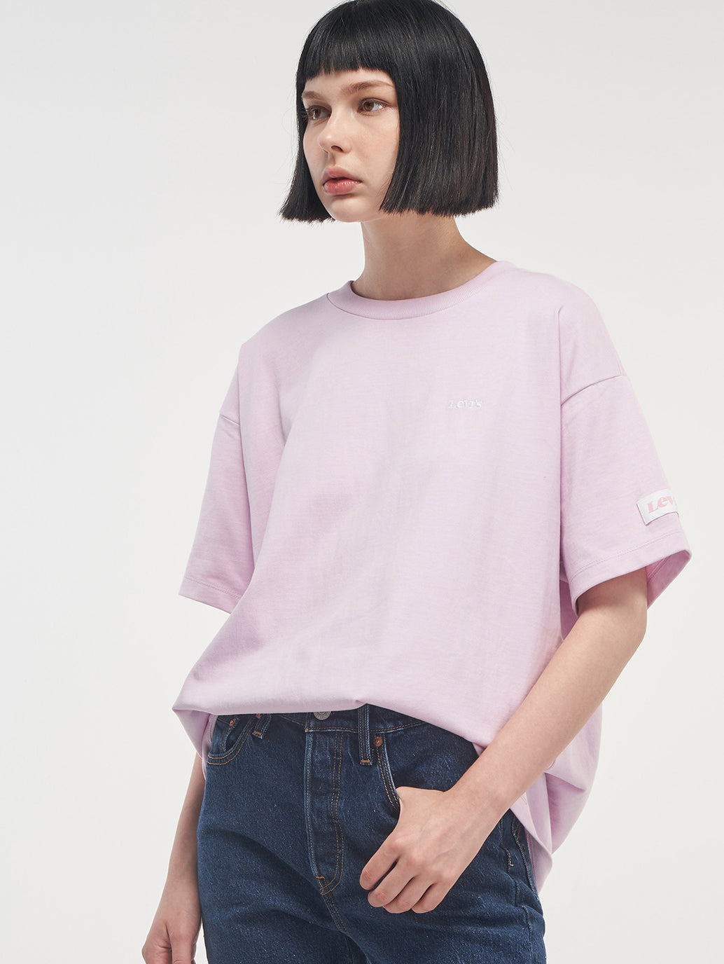 Levi's® 女款鈷色 T 卹