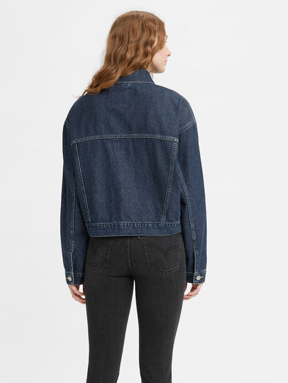 Levi's® 女用寬鬆短卡車司機夾克
