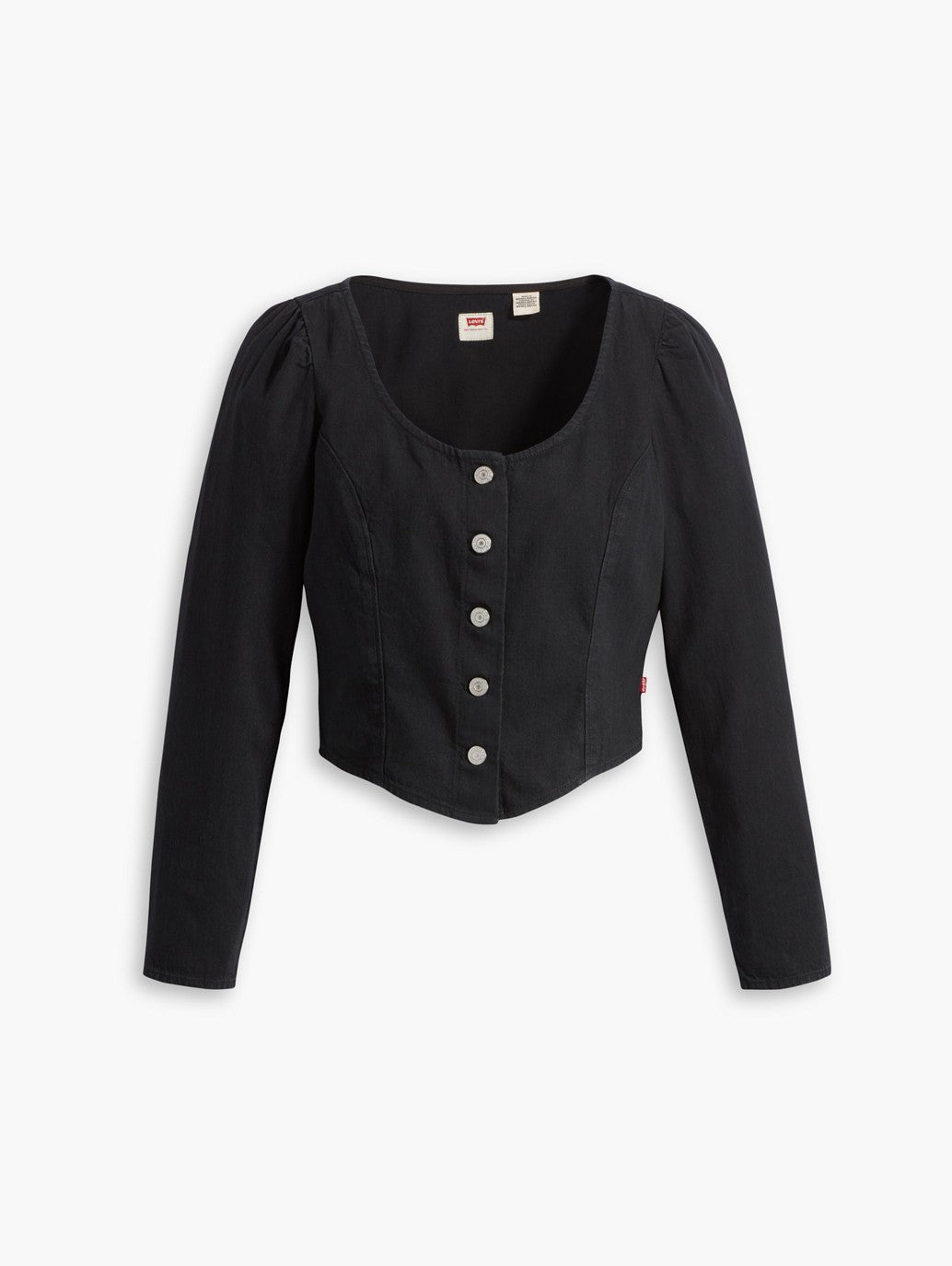 Levi's® 女款 Daryn 長袖緊身胸衣襯衫