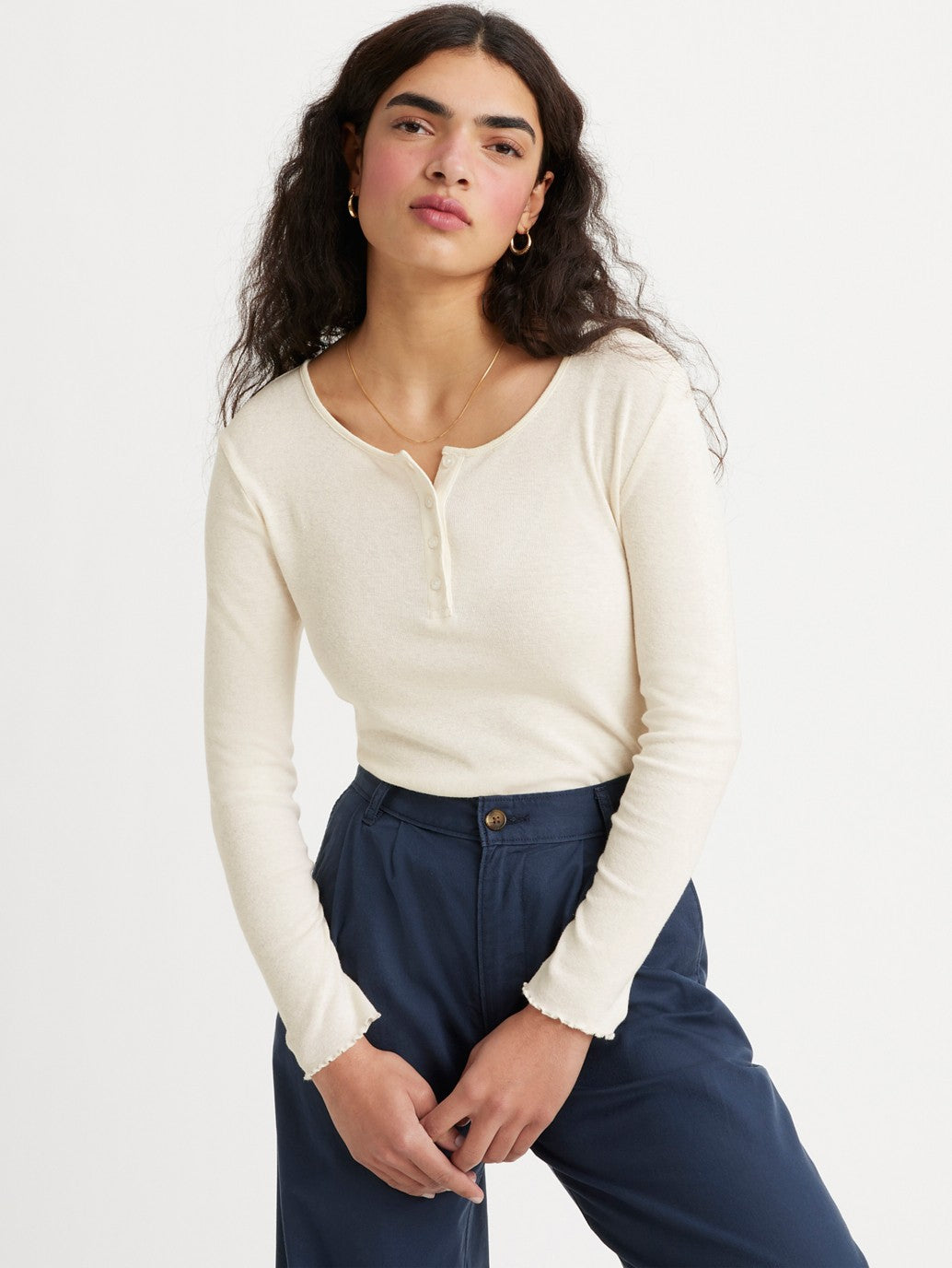 Levi's® 女式乾貨亨利衫