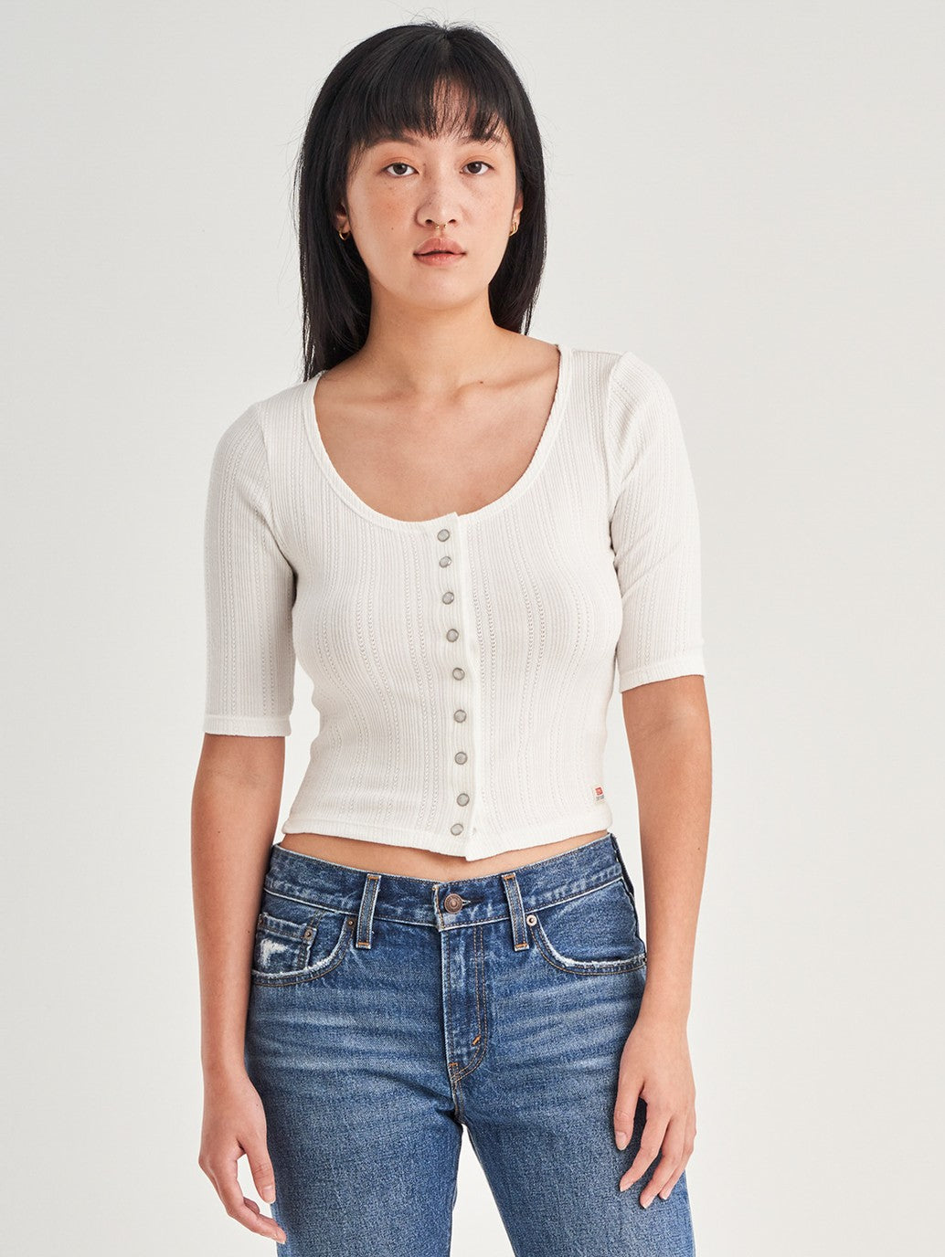 Levi's® Women's Dry Goods Pointelle Top