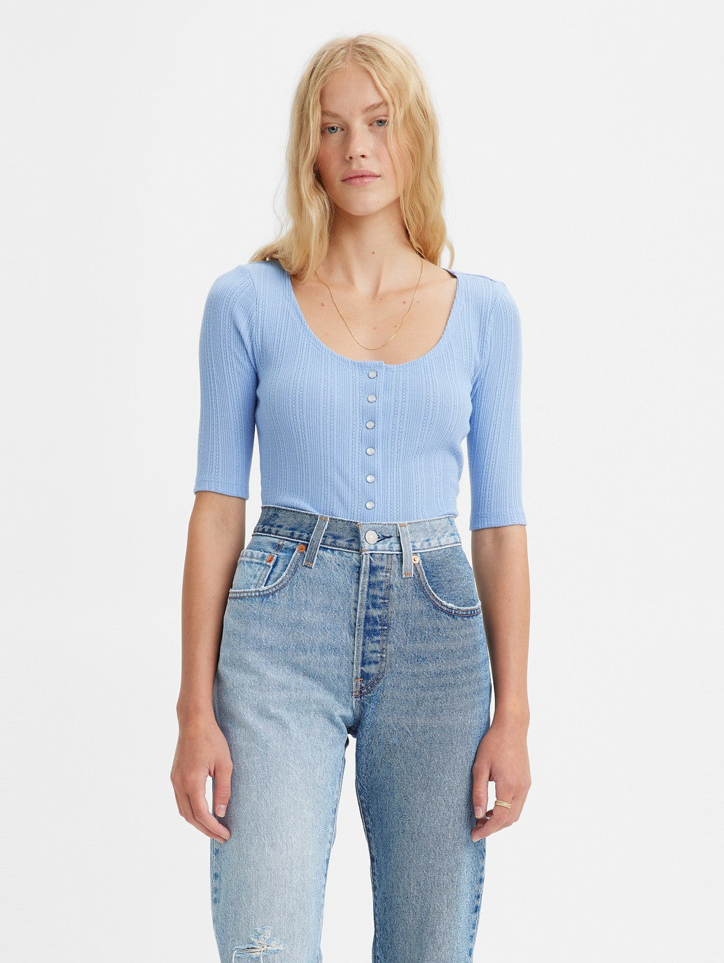 Levi's® 女式乾貨挑窿上衣