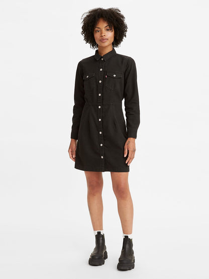 Levi's® 女款 Ellie 牛仔連身裙