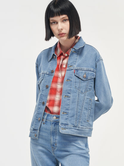Levi's® 女式前男友卡車司機夾克