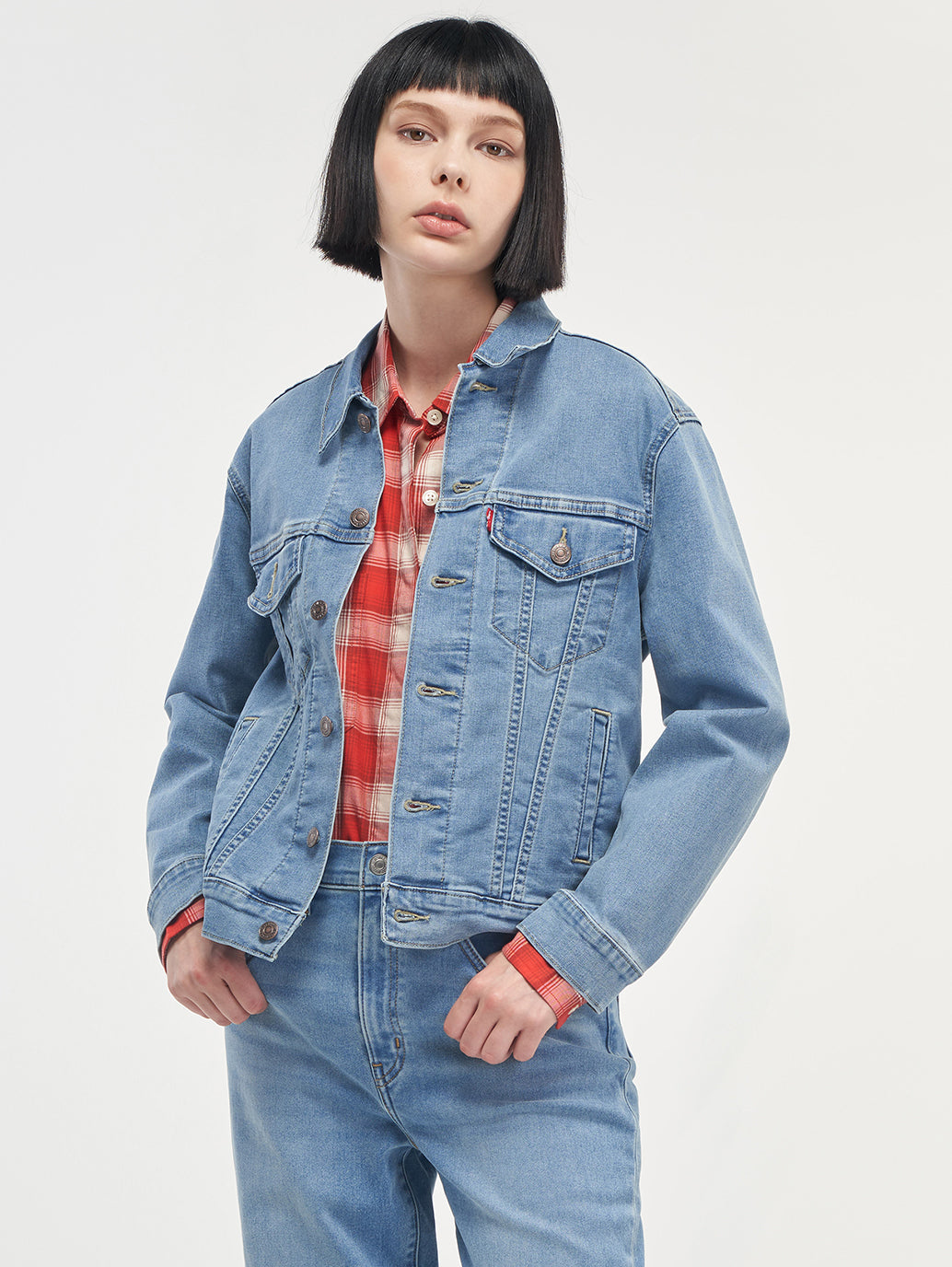 Levi's® 女式前男友卡車司機夾克
