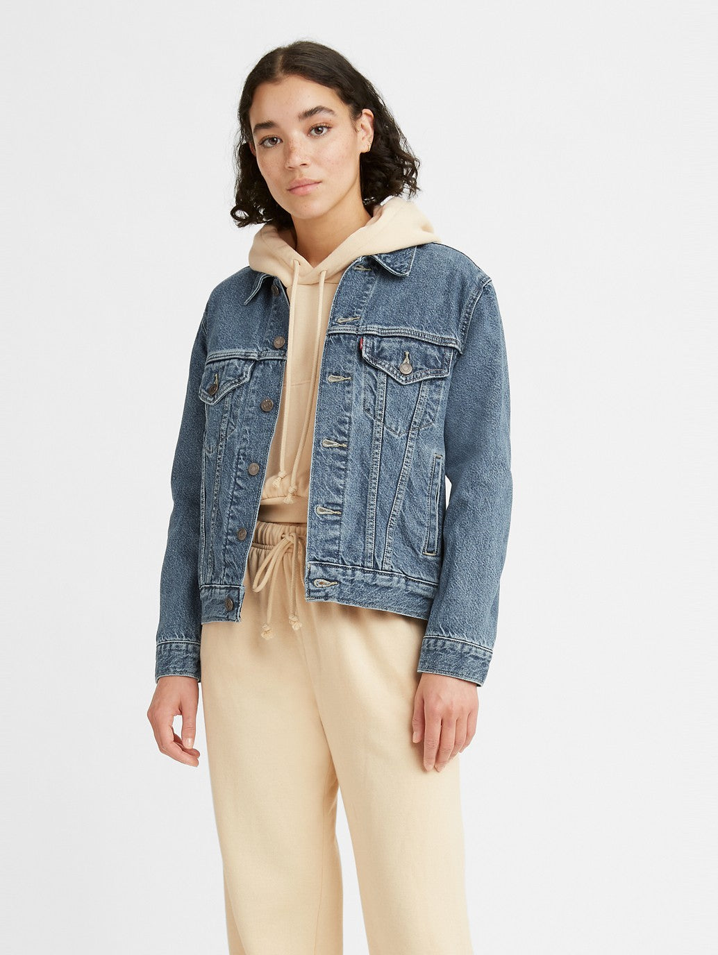 Levi's® 女式前男友卡車司機夾克