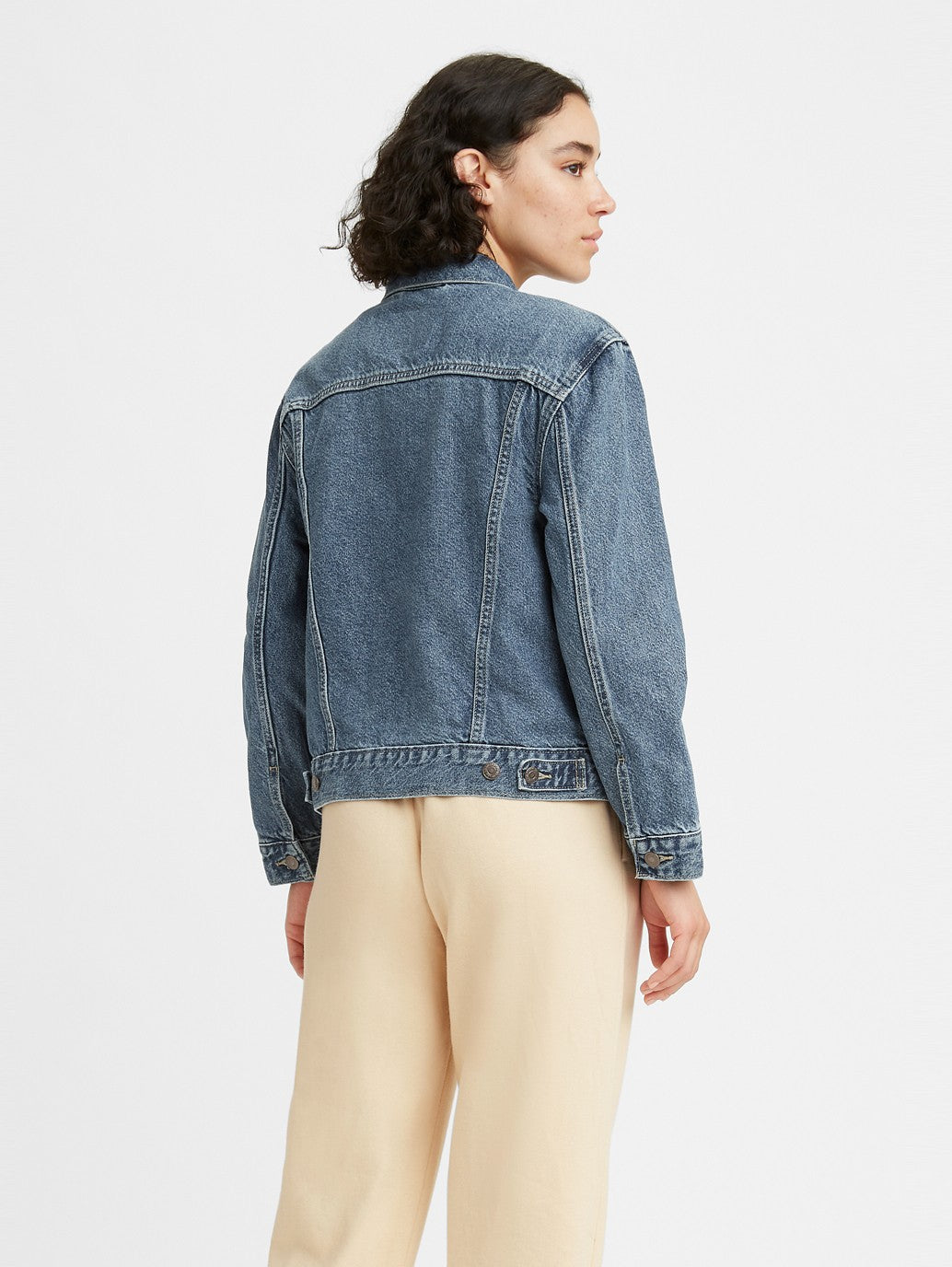 Levi's® 女式前男友卡車司機夾克