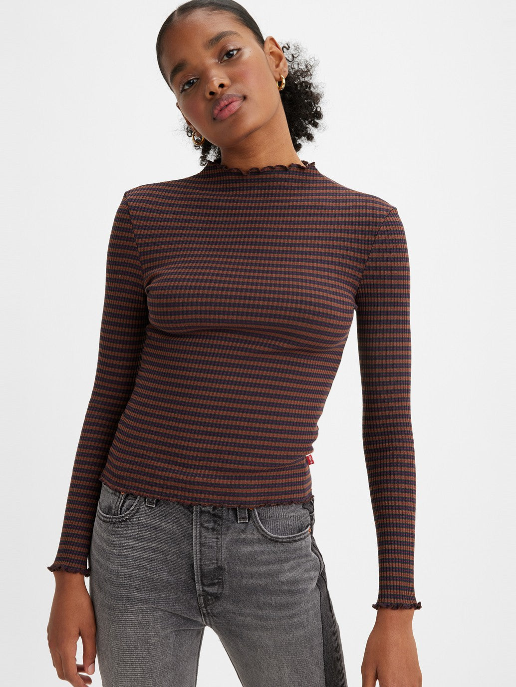 Levi's® 女款 Flora 高領毛衣