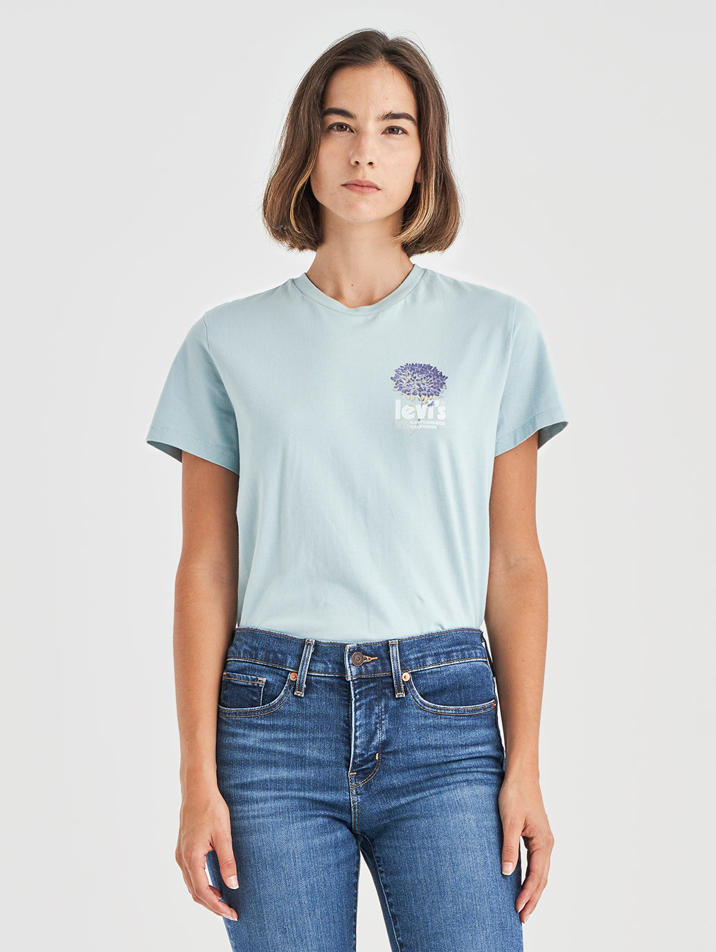 Levi's® 女士圖案經典 T 卹