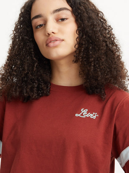 Levi's® 女用圖案足球 T 卹