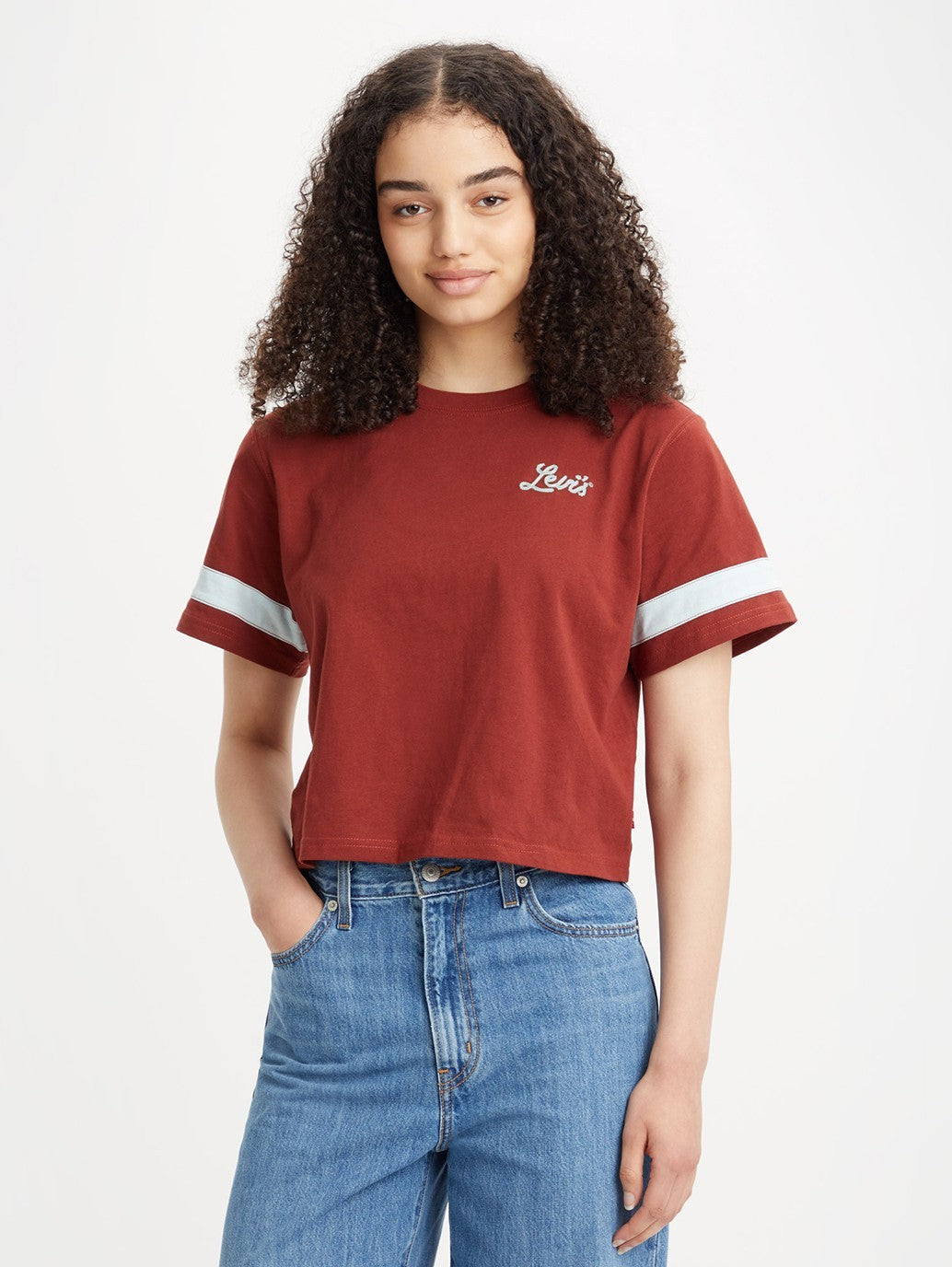Levi's® 女用圖案足球 T 卹