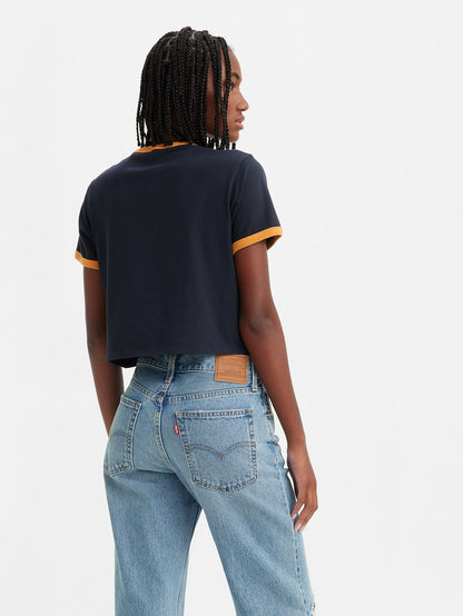Levi's® 女式教室圖案 T 卹