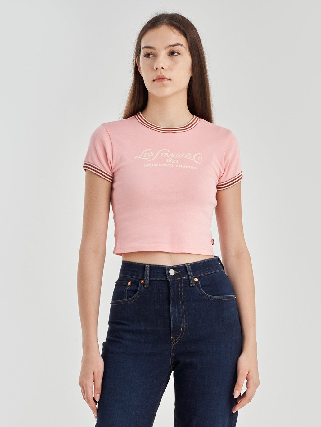 Levi's® Women's Graphic Ringer Mini T-Shirt
