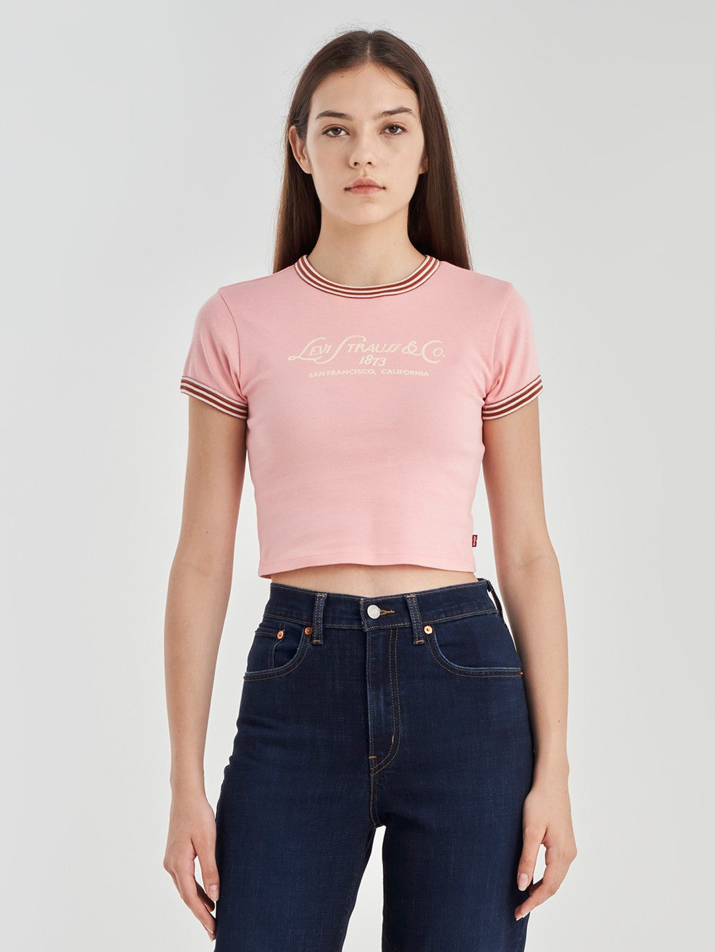 Levi's® Women's Graphic Ringer Mini T-Shirt