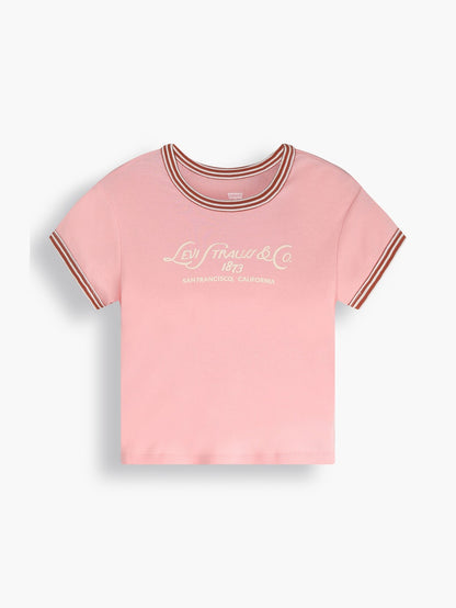 Levi's® Women's Graphic Ringer Mini T-Shirt