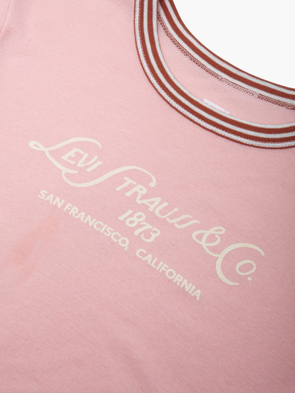 Levi's® Women's Graphic Ringer Mini T-Shirt