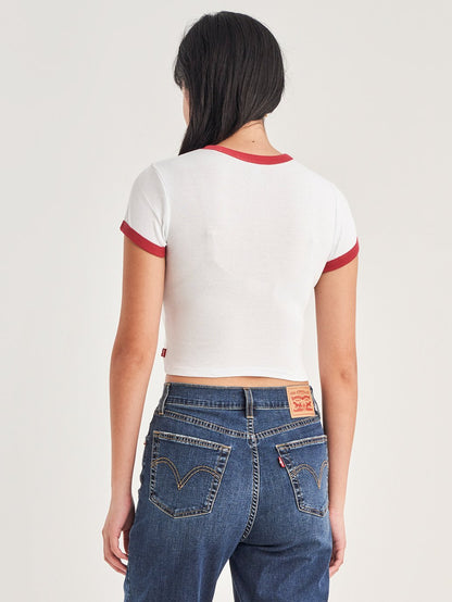 Levi's® Women's Graphic Ringer Mini T-Shirt