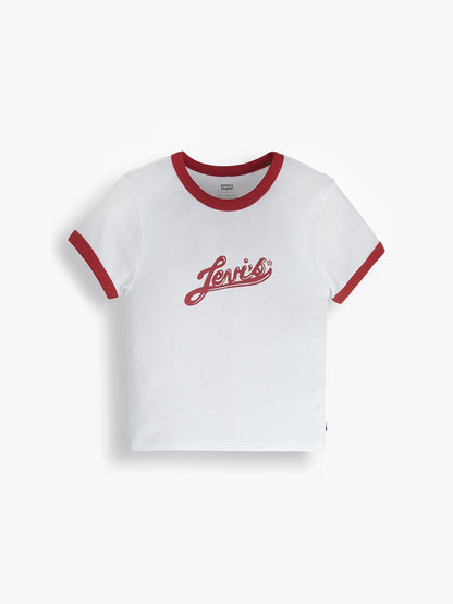 Levi's® Women's Graphic Ringer Mini T-Shirt