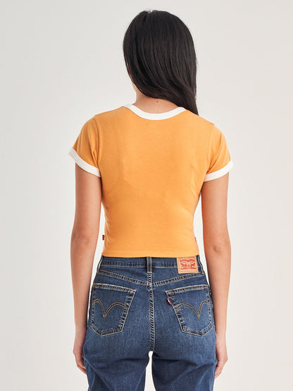 Levi's® Women's Graphic Ringer Mini T-Shirt