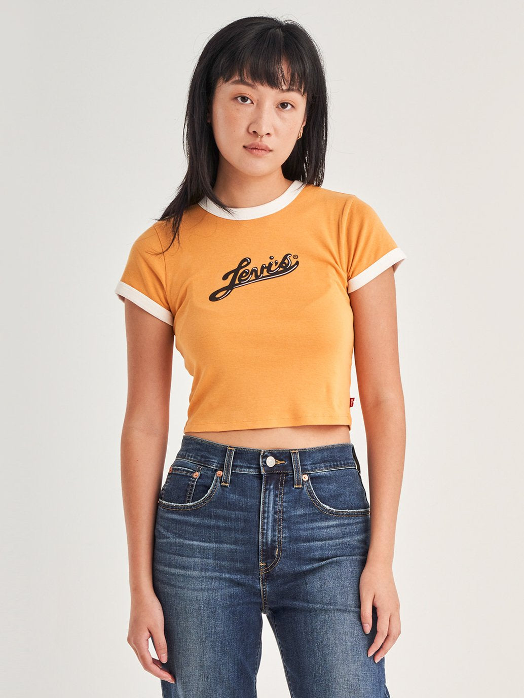 Levi's® Women's Graphic Ringer Mini T-Shirt