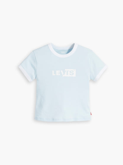 Levi's® 女用圖案 Ringer 迷你 T 卹