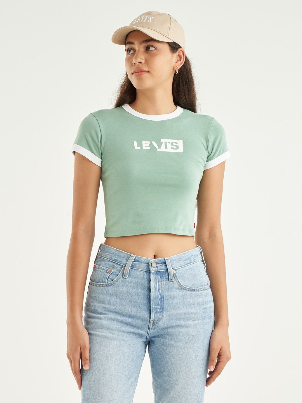 [As worn by NewJeans HANNI] Levi's® Women's Graphic Ringer Mini T-Shirt