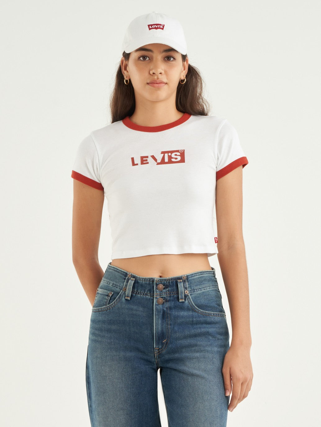 Levi's® Women's Graphic Ringer Mini Tee