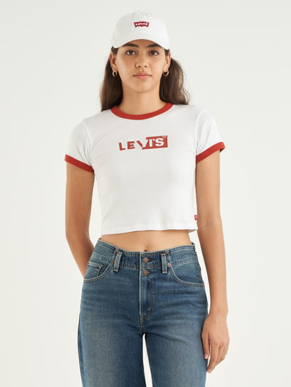 Levi's® Women's Graphic Ringer Mini Tee