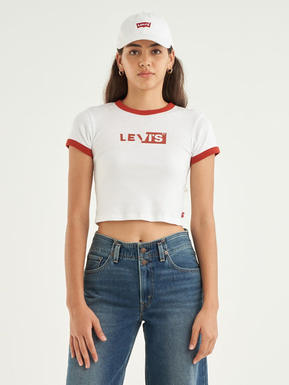 Levi's® Women's Graphic Ringer Mini Tee
