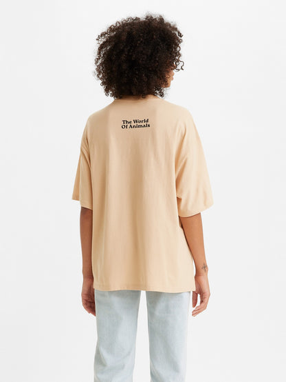 Levi's® 女士圖案短疊 T 卹