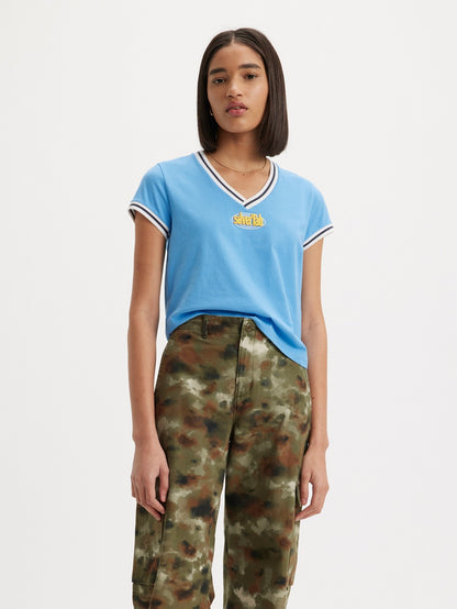 Levi's® 女士 Tai 圖案 T 卹