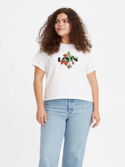 Levi's® 女用圖案校隊 T 卹