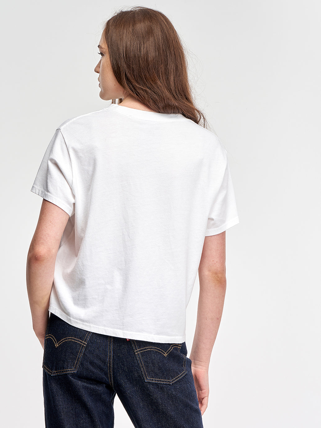 Levi's® 女用圖案校隊 T 卹