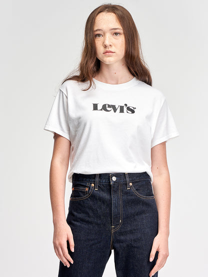 Levi's® 女用圖案校隊 T 卹