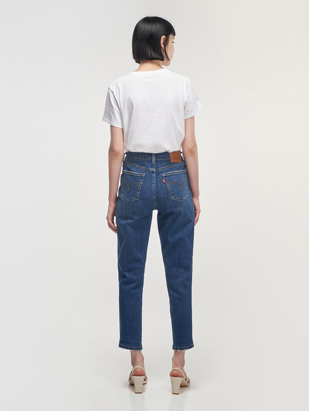 Levi's® 女款高腰男友風牛仔褲