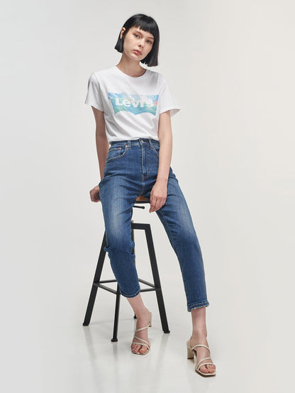 Levi's® 女款高腰男友風牛仔褲